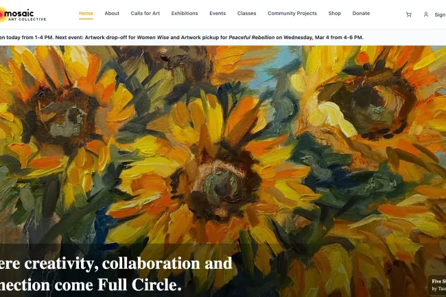 Mosaic Art Collective screenshot